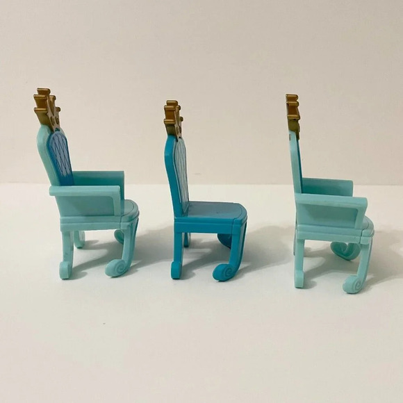 Fisher Price Little People Kingdom Castle Prince Chairs  Royal Throne Lot of 3 - Picture 4 of 11